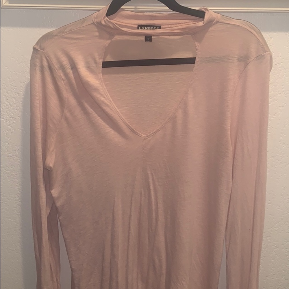 Pale pink Express long sleeve